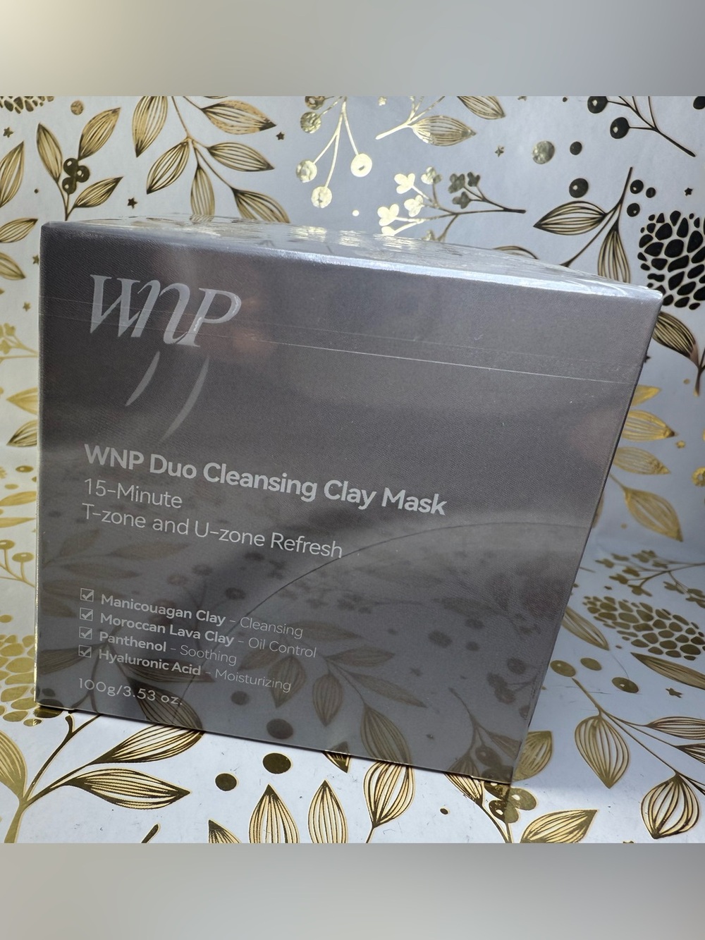 Duo Cleansing Clay Mask — Gray | 15-Minute T-Zone & U-Zone Refresh